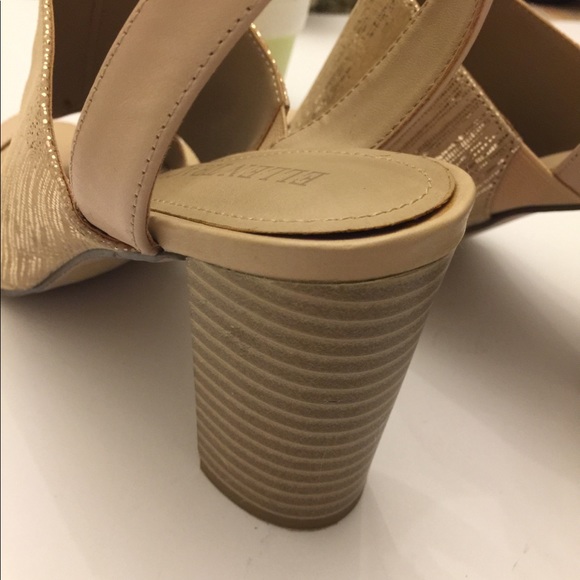 Ellen Tracy🌷Cream Sandal Heels Sz7.5 - Picture 5 of 8